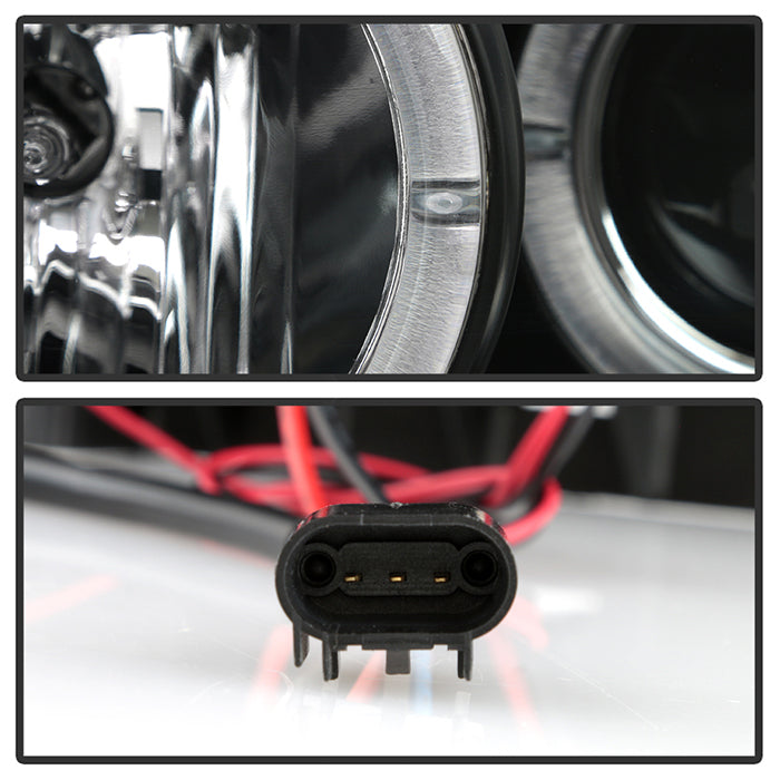 Spyder Ford F250/350/450 Super Duty 08-10 Projector Headlights LED Halo LED Blk PRO-YD-FS08-HL-BK 5010575