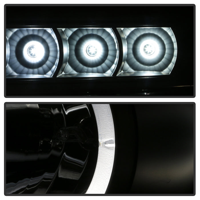 Spyder Ford F250/350/450 Super Duty 08-10 Projector Headlights LED Halo LED Blk PRO-YD-FS08-HL-BK 5010575