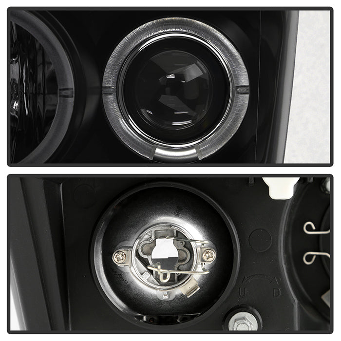 Spyder Ford F250/350 08-10 Projector Headlights LED Halo LED Blk Smke PRO-YD-FS08-HL-BSM 5078490