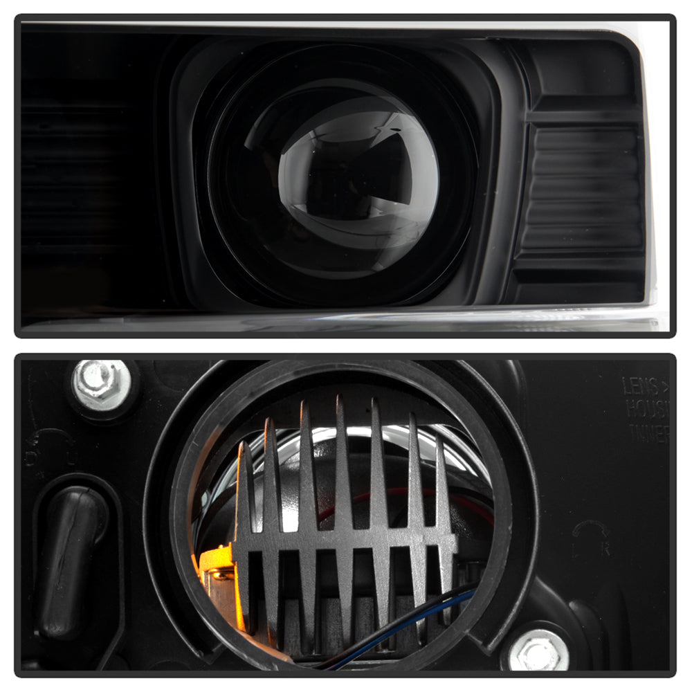Spyder Ford F-250/350/450 08-10 V2 High-Power LED Headlights-Switch Back-Black PRO-YD-FS08PL-SBLB-BK 5087751