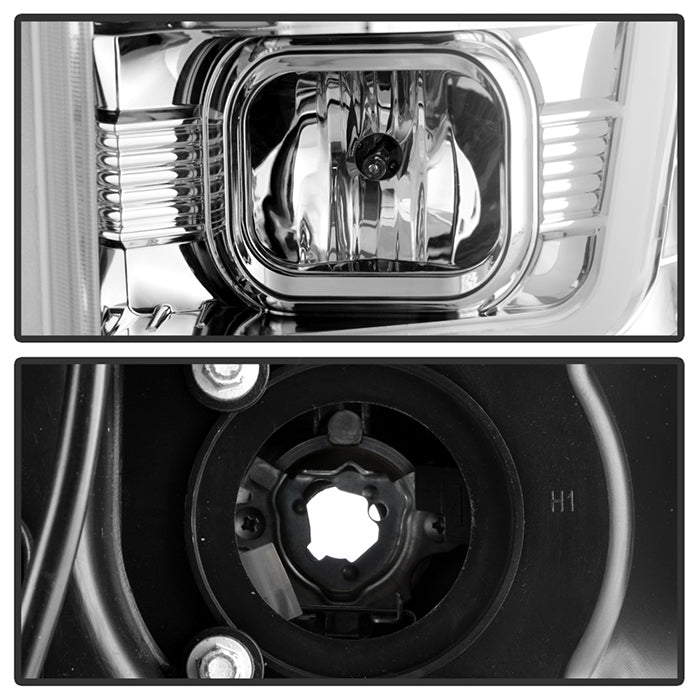 Spyder Ford F-250/350/450 08-10 V2 High-Power LED Headlights-Switch Back-Chrome PRO-YD-FS08PL-SBLB-C 5087744