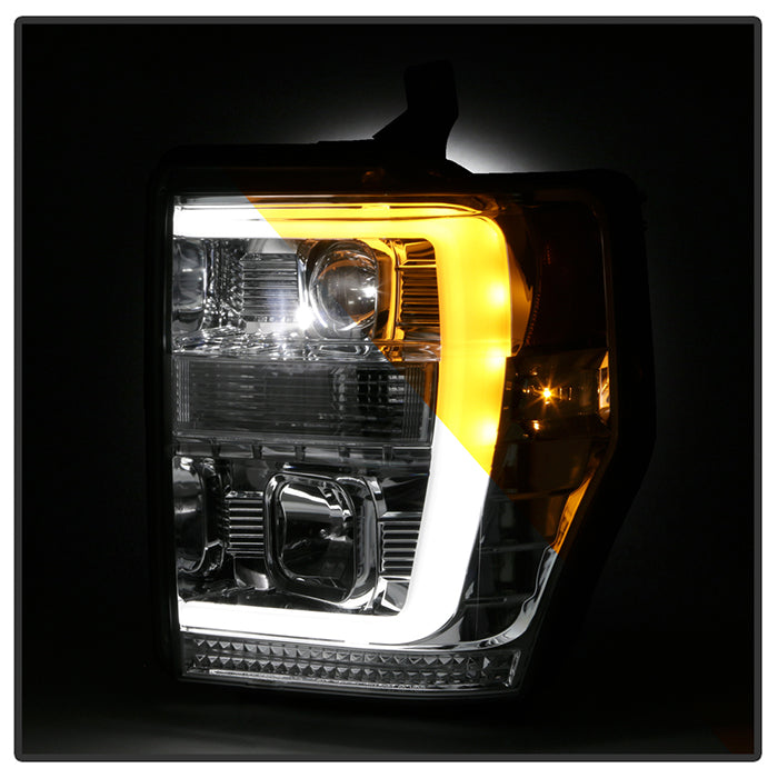 Spyder Ford F-250/350/450 08-10 V2 High-Power LED Headlights-Switch Back-Chrome PRO-YD-FS08PL-SBLB-C 5087744