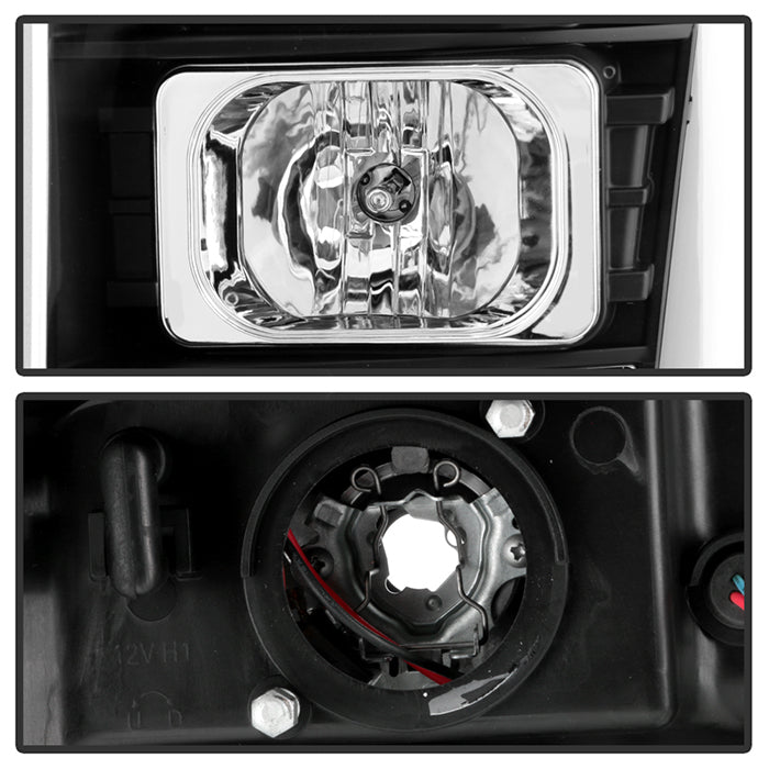 Spyder Ford F250/350/450 11-16 V2 High-Power LED Headlights-White Light Bar-Black PRO-YD-FS11V2PL-BK 5087898