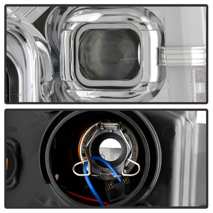 Spyder Ford F-250/F-350/F450 Super Duty 17-18 Projector Headlights Chrome PRO-YD-FS17-SBSEQ-C 5086273