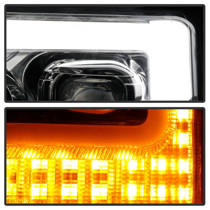 Spyder Ford F-250/F-350/F450 Super Duty 17-18 Projector Headlights Chrome PRO-YD-FS17-SBSEQ-C 5086273