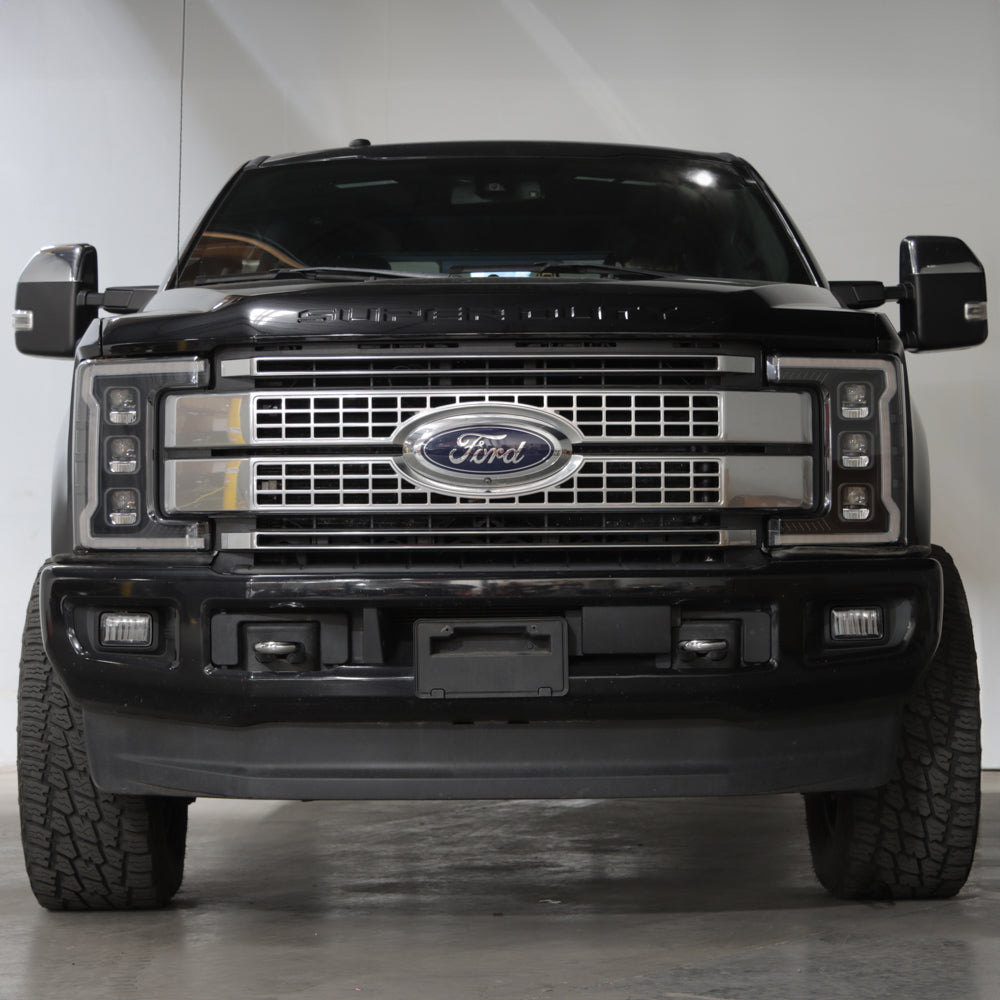 Spyder Ford F-250/F-350/F450 17-18 Full LED Headlights Chrome PRO-YD-FS17HALAP-SEQ-BK 5087430