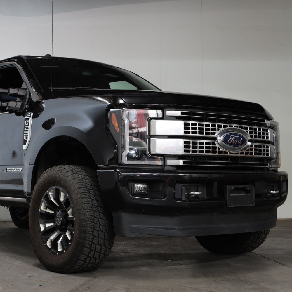 Spyder Ford F-250/F-350/F450 17-18 Full LED Headlights Chrome PRO-YD-FS17HALAP-SEQ-BK 5087430