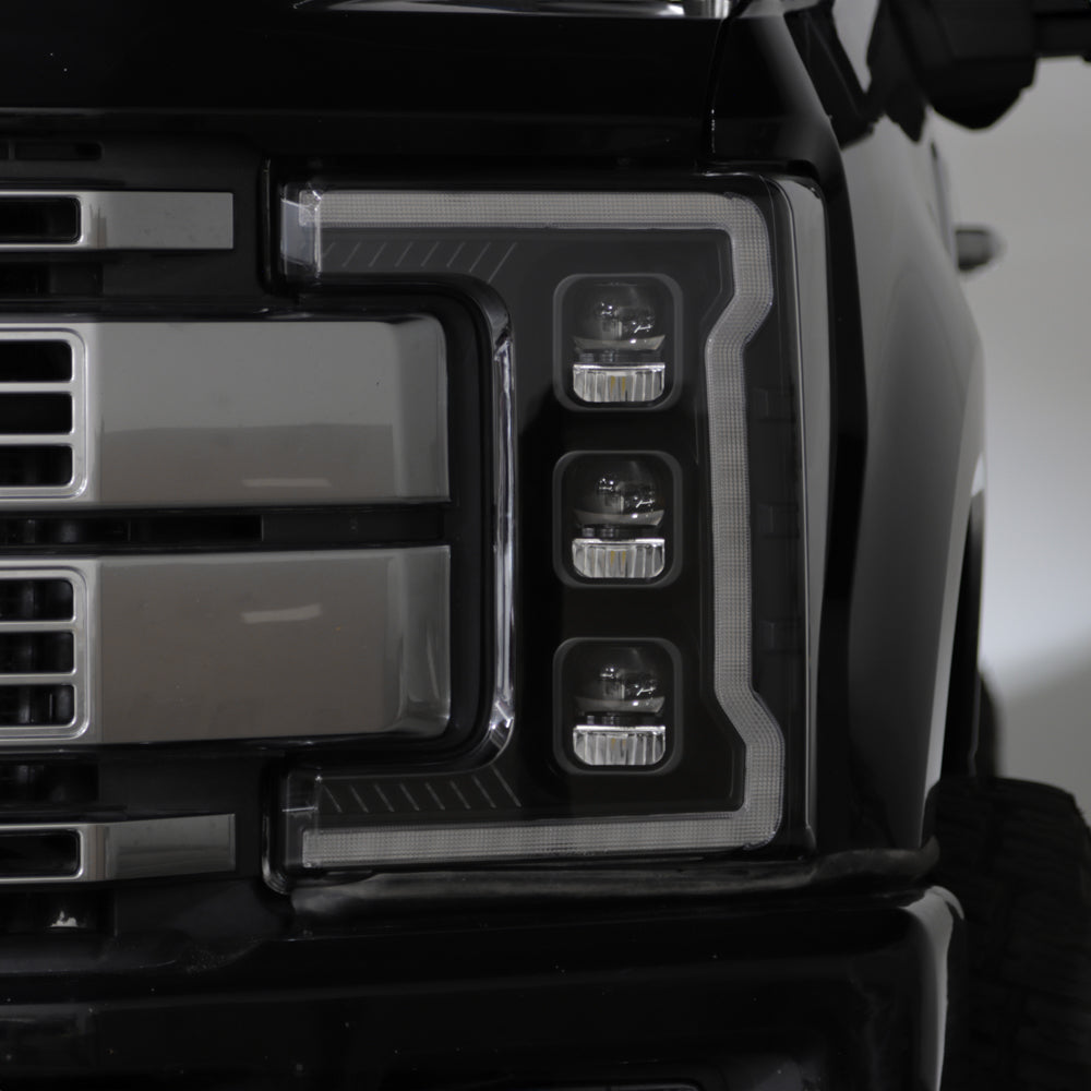 Spyder Ford F-250/F-350/F450 17-18 Full LED Headlights Chrome PRO-YD-FS17HALAP-SEQ-BK 5087430