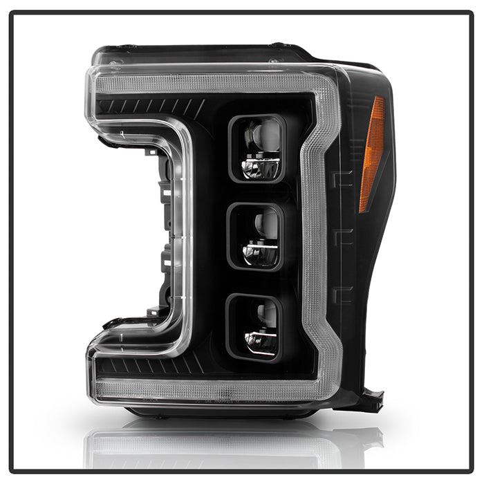 Spyder Ford F-250/F-350/F450 17-18 Full LED Headlights Chrome PRO-YD-FS17HALAP-SEQ-BK 5087430