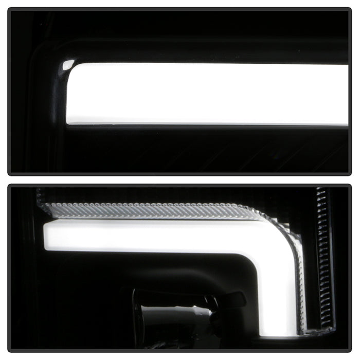 Spyder 17-18 Ford F250/F350/F450 Halogen Model Only -White Light Bar- Black- PRO-YD-FS17HALSI-BK 5087850