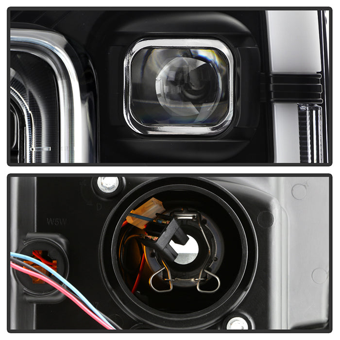 Spyder 17-18 Ford F250/F350/F450 Halogen Model Only -White Light Bar- Black- PRO-YD-FS17HALSI-BK 5087850
