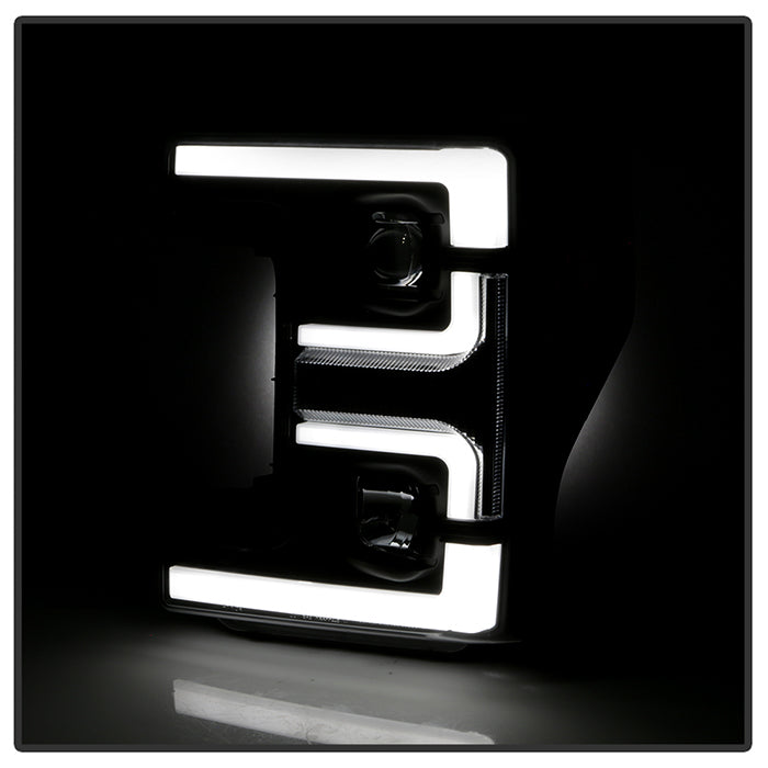 Spyder 17-18 Ford F250/F350/F450 Halogen Model Only -White Light Bar- Black- PRO-YD-FS17HALSI-BK 5087850