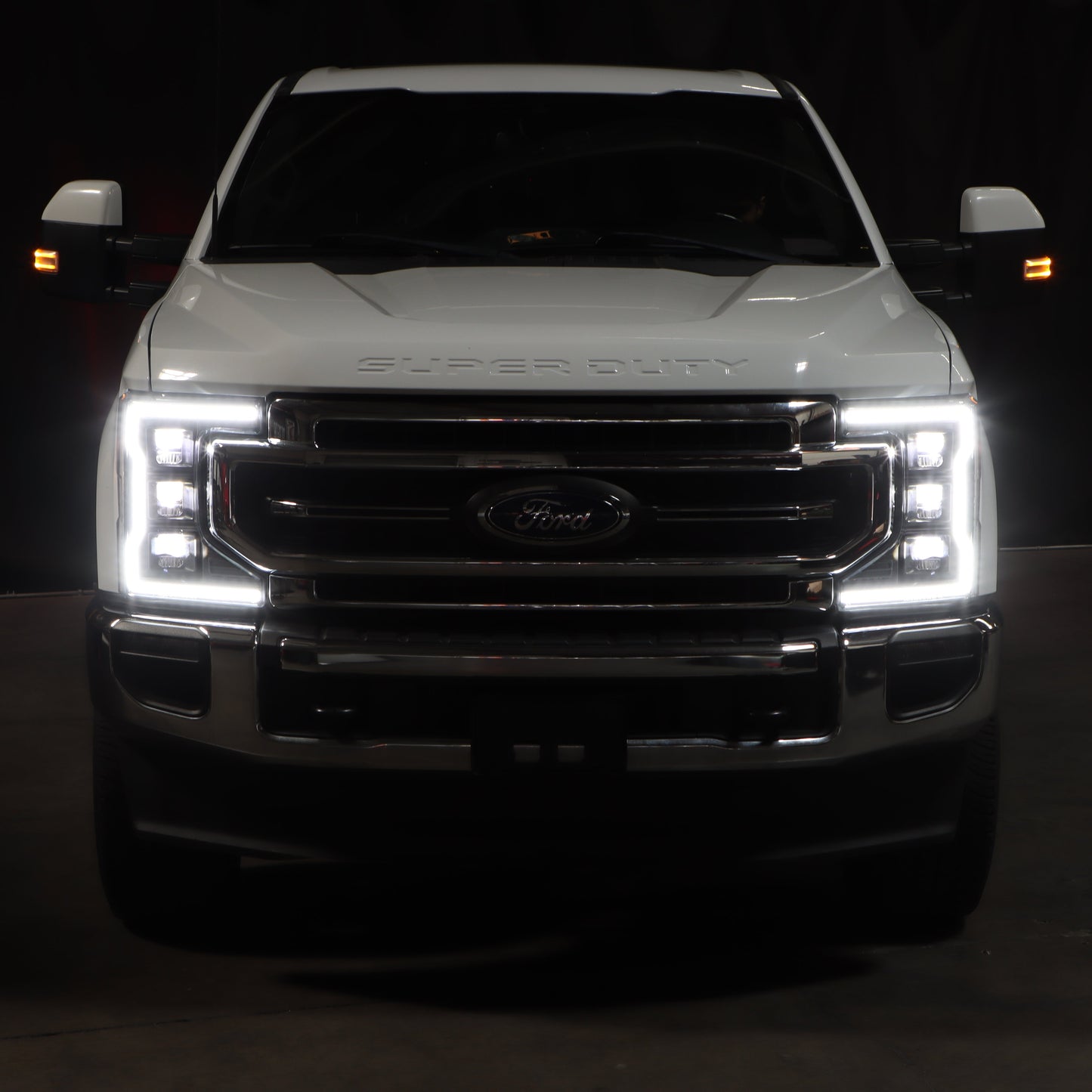 SPYDER Apex 20-22 Ford F250/F350 (Halogen) High-Power LED Headlights - Black PRO-YD-FS20HALAP-SEQ-BK 5088635
