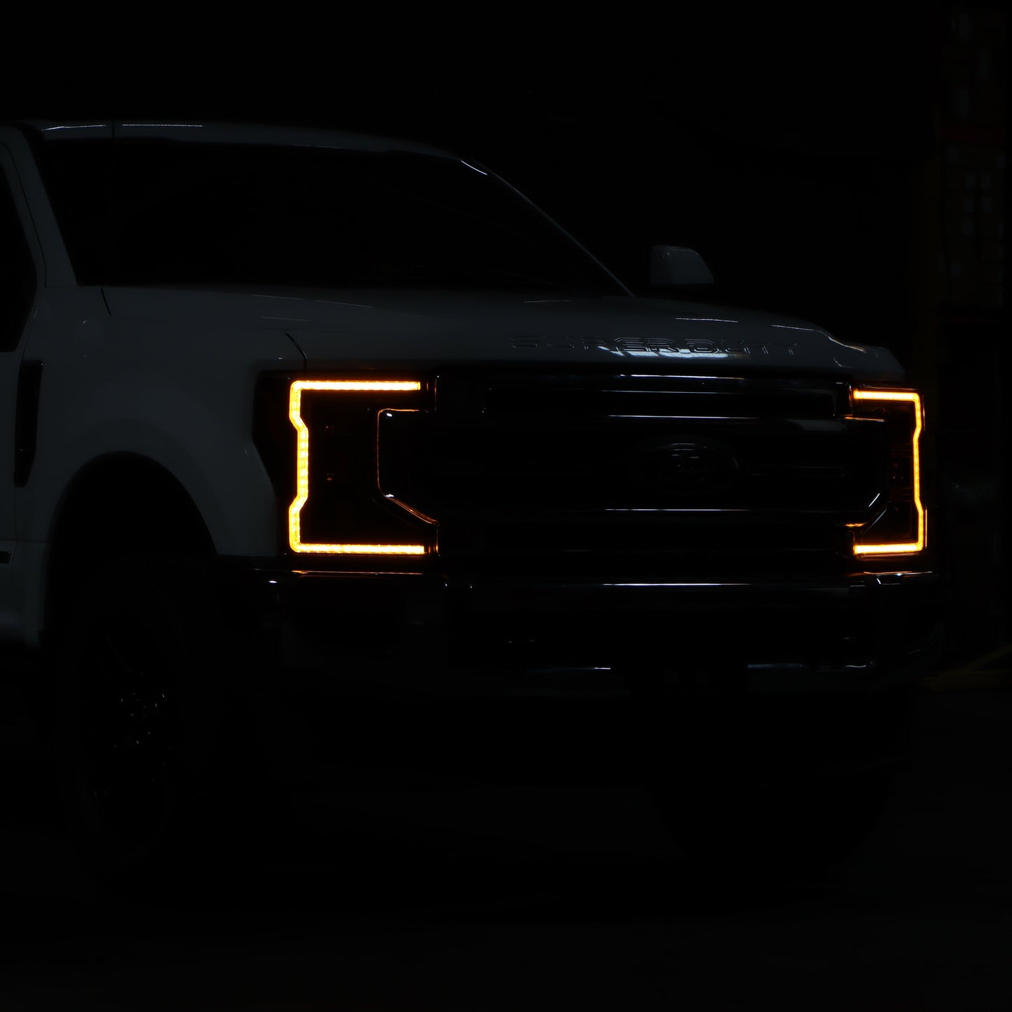 SPYDER Apex 20-22 Ford F250/F350 (Halogen) High-Power LED Headlights - Black PRO-YD-FS20HALAP-SEQ-BK 5088635