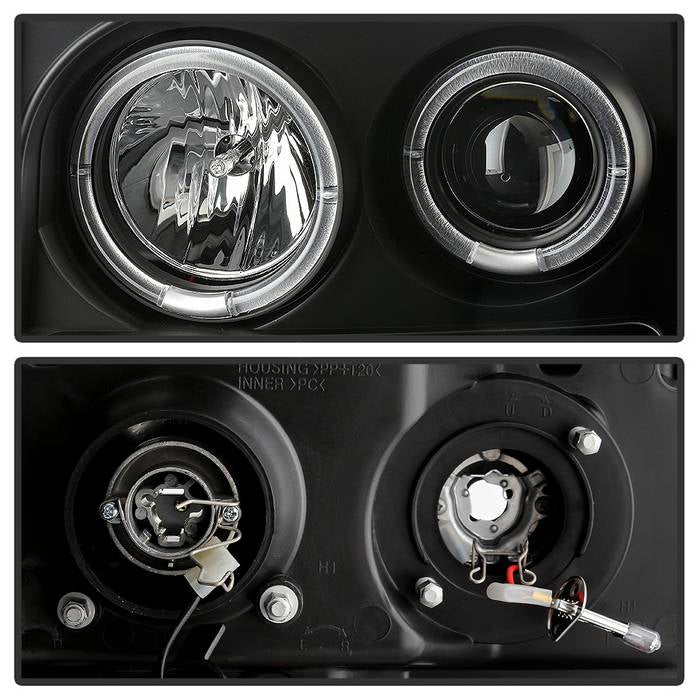 Spyder GMC Sierra 1500/GMC Sierra Denali 08-13 Projector LED Halo- LED All Blk PRO-YD-GS07-HL-BKV2 5086020