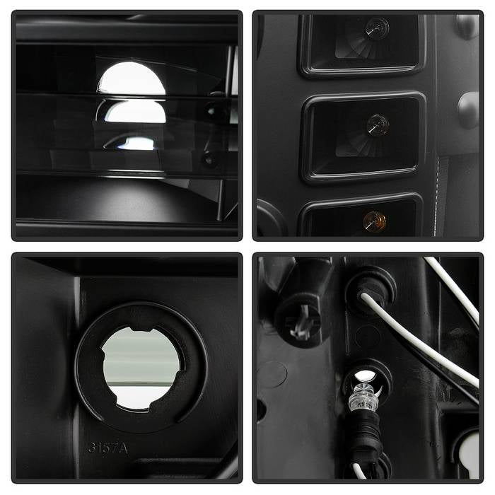 Spyder GMC Sierra 1500/GMC Sierra Denali 08-13 Projector LED Halo- LED All Blk PRO-YD-GS07-HL-BKV2 5086020
