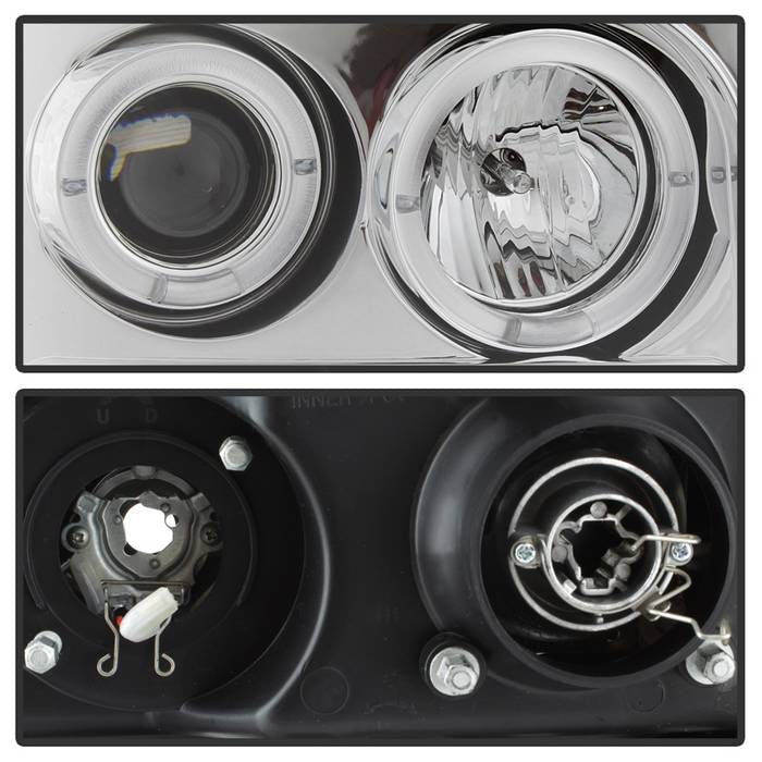 Spyder GMC Sierra 1500/2500/3500 07-13 Projector Headlights LED Halo- LED Chrome PRO-YD-GS07-HL-C 5010612