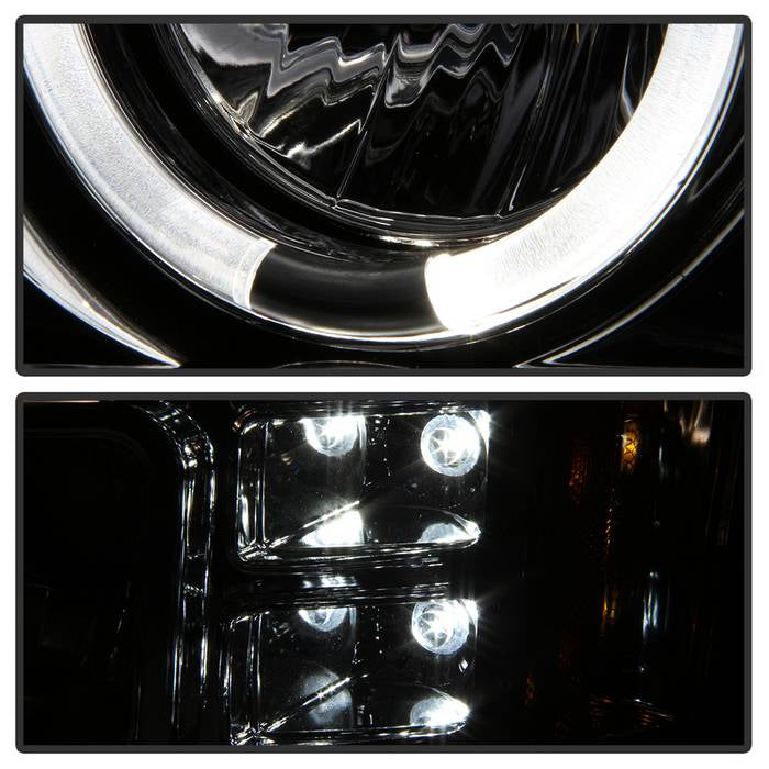 Spyder GMC Sierra 1500/2500/3500 07-13 Projector Headlights LED Halo- LED Chrome PRO-YD-GS07-HL-C 5010612