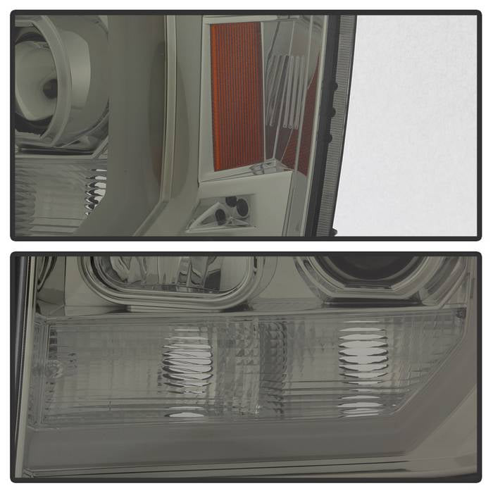 Spyder GMC Sierra 1500/2500/3500 07-13 V2 Projector Headlights - Smoke PRO-YD-GS07V2-LBDRL-SM 5083654