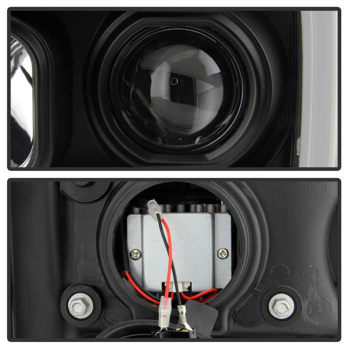 Spyder GMC Sierra 1500/2500/3500 07-13 Denali 08-13 LED Headlights Blk PRO-YD-GS07V2PL-BK 5087522