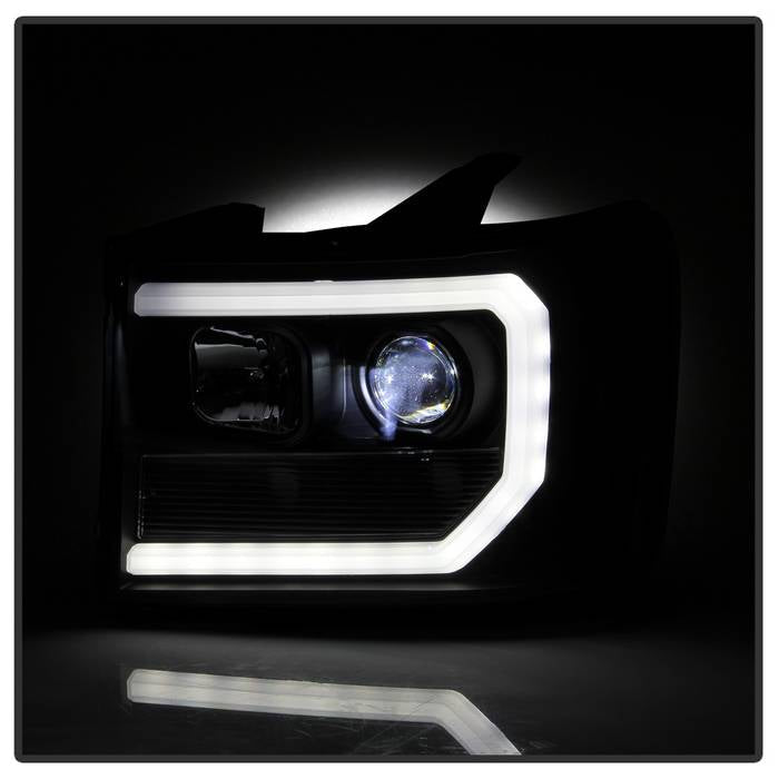 Spyder GMC Sierra 1500/2500/3500 07-13 Denali 08-13 LED Headlights Blk PRO-YD-GS07V2PL-BK 5087522