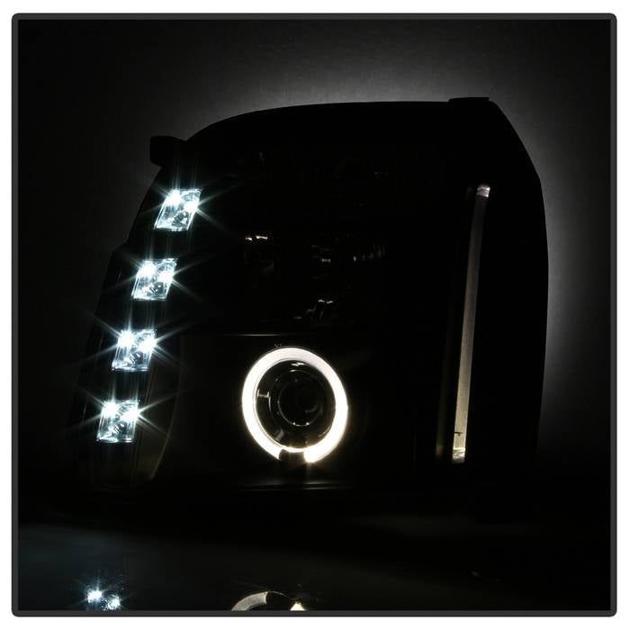 Spyder GMC Yukon 07-14/GMC Yukon Denali 07-14Projector Headlights LED Halo LED Blk PRO-YD-GY07-HL-BK 5029331