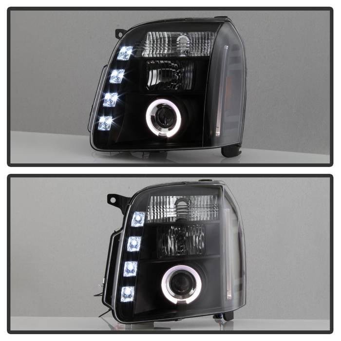 Spyder GMC Yukon 07-14/GMC Yukon Denali 07-14Projector Headlights LED Halo LED Blk PRO-YD-GY07-HL-BK 5029331
