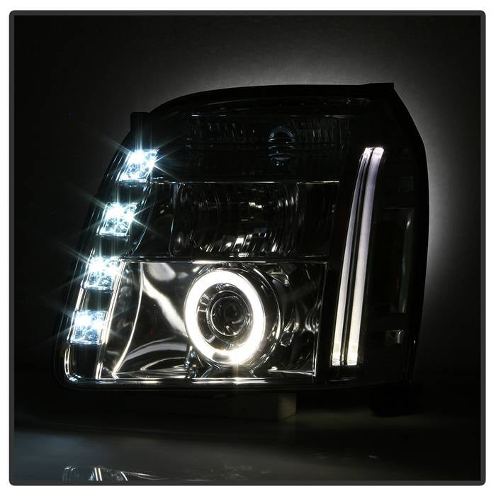 Spyder GMC Yukon 07-14/GMC Yukon XL 07-14 Projector Headlights LED Halo LED Chrome PRO-YD-GY07-HL-C 5029324