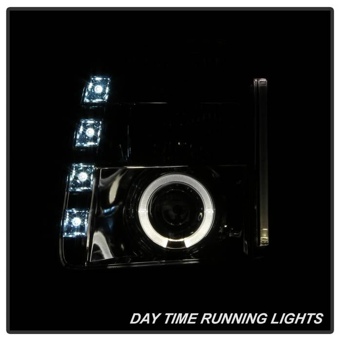 Spyder GMC Yukon 07-14/Yukon Denali 07-14 Projector Headlights LED Halo LED Smke PRO-YD-GY07-HL-SM 5029348