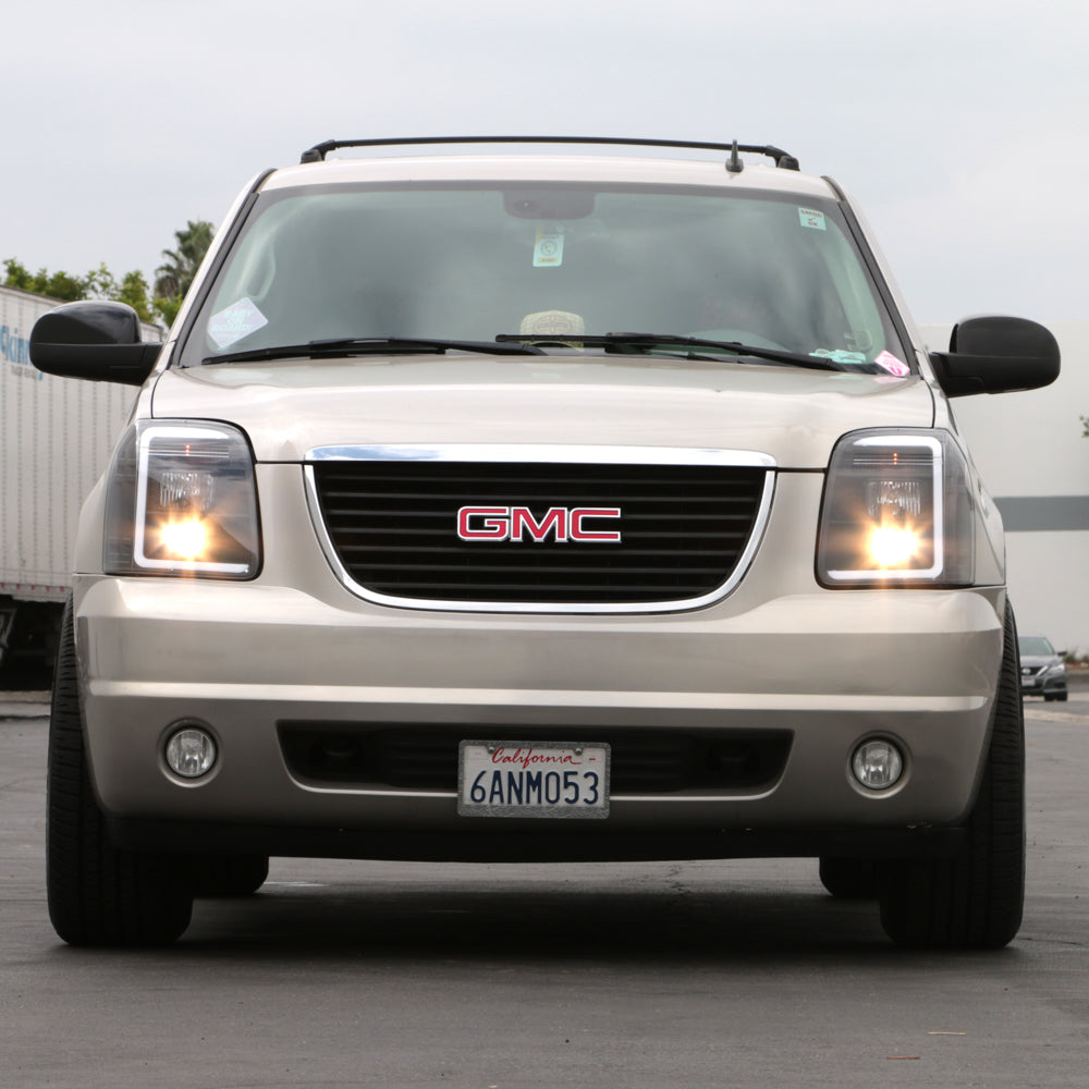 Spyder GMC Yukon 07-14/Denali 07-14 /XL 07-14 V2 Projector Headlights - Black PRO-YD-GY07V2SI-BK 5088260