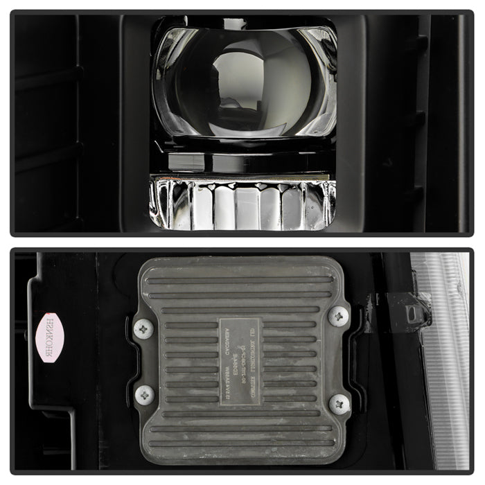 SPYDER Apex 15-20 GMC Yukon High-Power LED Module Headlights - Black (PRO-YD-GY15HALAP-SBSEQ-BK) 5088741