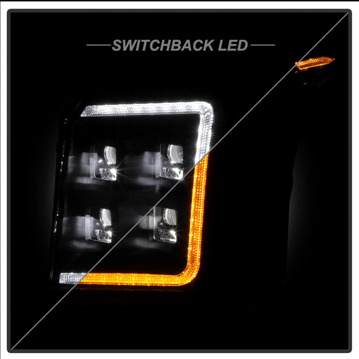 SPYDER Apex 15-20 GMC Yukon High-Power LED Module Headlights - Black (PRO-YD-GY15HALAP-SBSEQ-BK) 5088741