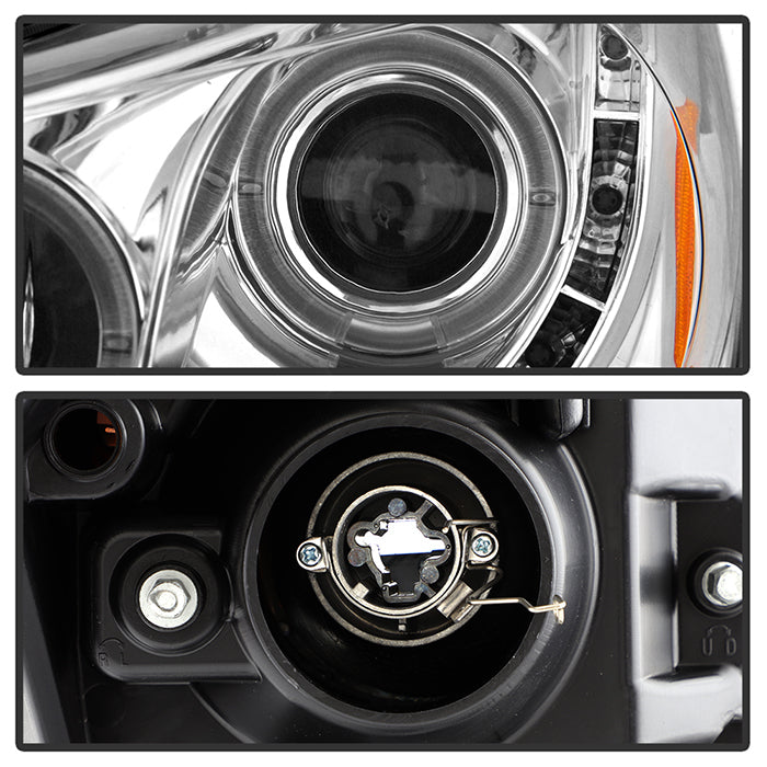 Spyder Honda Accord 08-12 4Dr Projector Headlights- LED Halo DRL Chrm PRO-YD-HA08-4D-HL-C 5010674