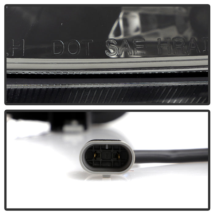 Spyder Honda Accord 08-12 4Dr Projector Headlights- LED Halo DRL Smke PRO-YD-HA08-4D-HL-SM 5010681