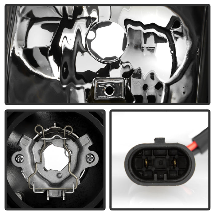 Spyder Honda Civic 2012-2014 Projector Headlights - Light Bar DRL Black PRO-YD-HC12-DRL-BK 5076519