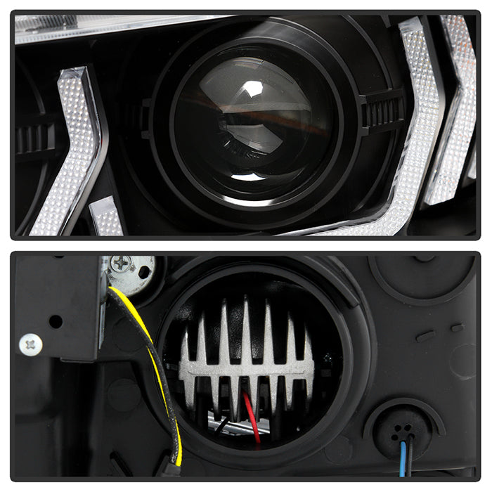Spyder Honda Civic 16-18 2DR/4DR/Hatchback Headlight Black PRO-YD-HC16PL-SEQ-BK 5087539