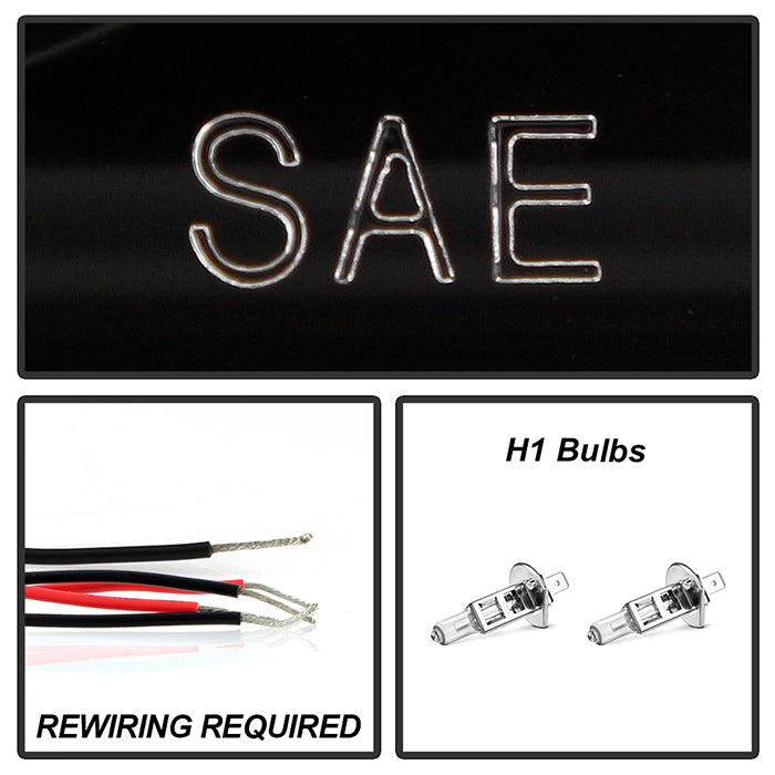 Spyder Honda Civic 92-95 2/3DR 1PC Projector LED Halo Amber Reflctr Blk PRO-YD-HC921P-23D-AM-BK 5010841