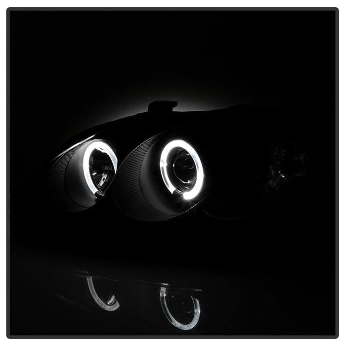 Spyder Honda Civic 99-00 Projector Headlights LED Halo Black High H1 Low H1 PRO-YD-HC99-AM-BK 5010933