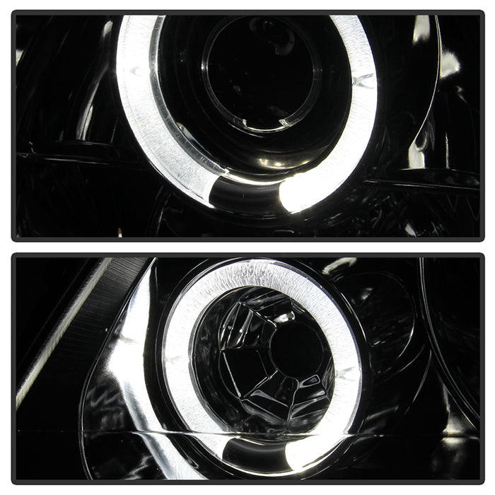 Spyder Honda Prelude 97-01 Projector Headlights LED Halo Smoke High H1 Low H1 PRO-YD-HP97-HL-SM 5011053