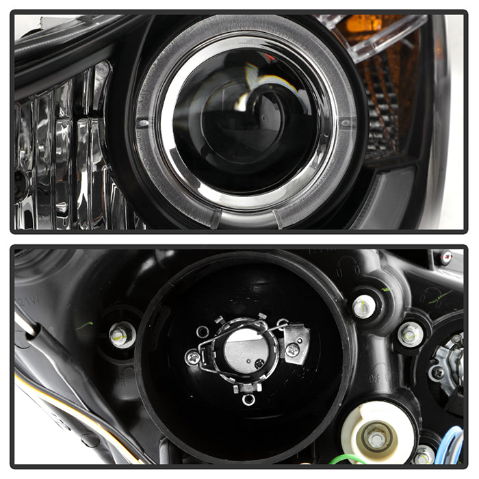 Spyder Hyundai Elantra 11-13 Projector Headlights LED Halo DRL Blk PRO-YD-HYELAN11-DRL-BK 5073662