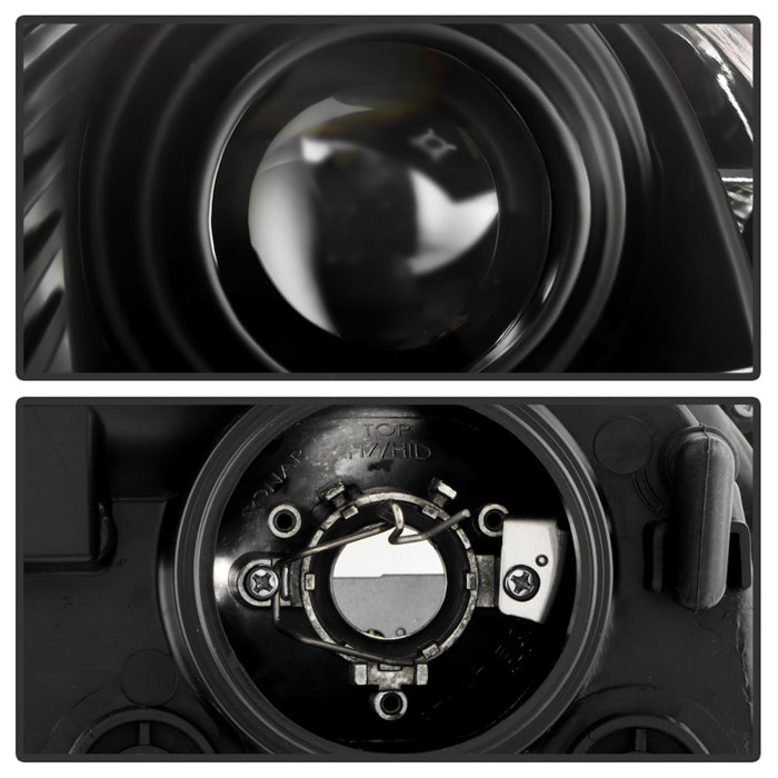 Spyder Infiniti G35 03-04 4DR Projector Halogen - LED Halo DRL Blk High H4 PRO-YD-IG35034D-DRL-BK 5031747