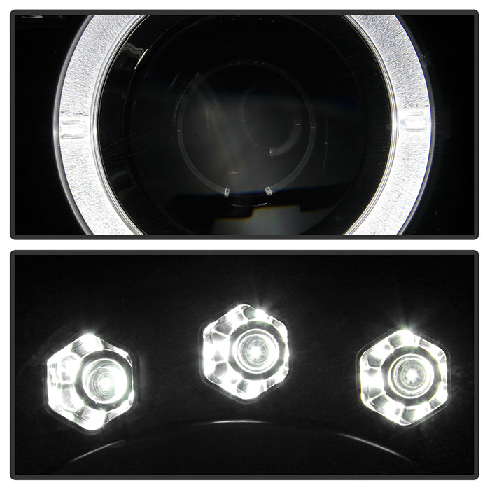 Spyder Jeep Grand Cherokee 05-07 Projector Headlights LED Halo LED Blk Low 9006 PRO-YD-JGC05-HL-BK 5011091