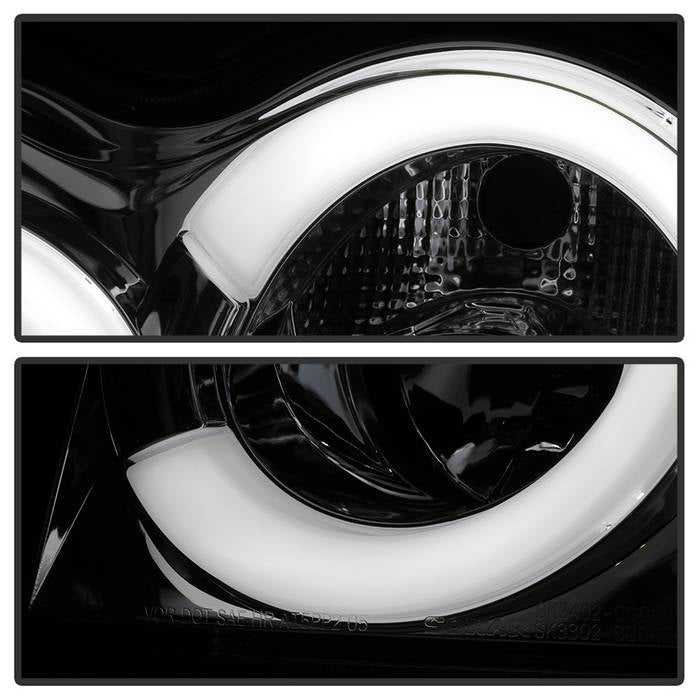 Spyder 05-07 Jeep Grand Cherokee - Light Bar Projector Headlights - Chrome - PRO-YD-JGC05V2-LB-C 5086112