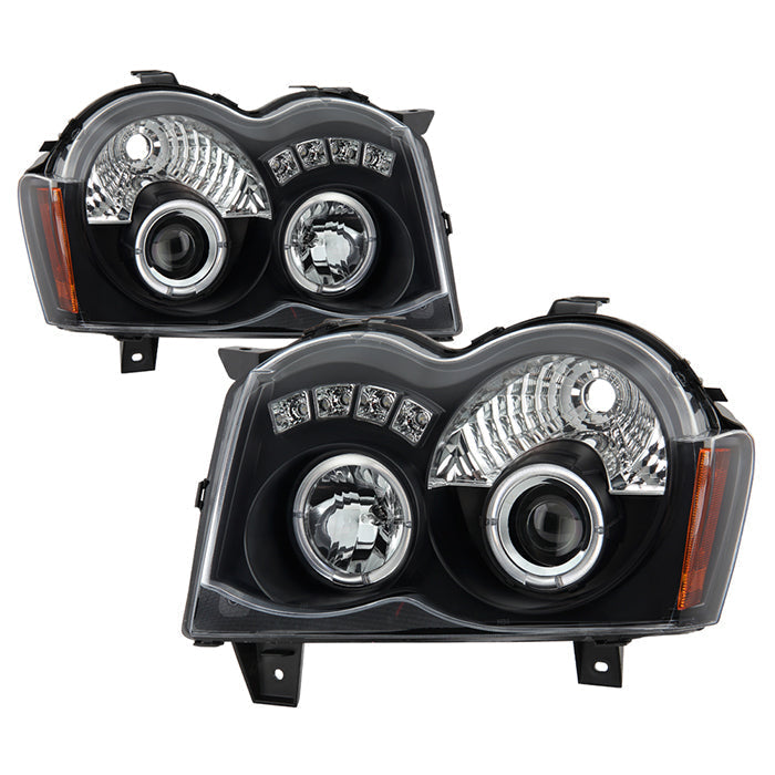 Spyder Jeep Grand Cherokee 08-10 Projector Headlights LED Halo LED Blk Low 9006 PRO-YD-JGC08-HL-BK 5070166