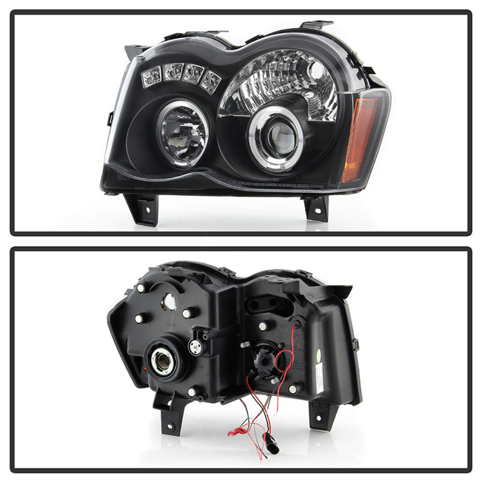Spyder Jeep Grand Cherokee 08-10 Projector Headlights LED Halo LED Blk Low 9006 PRO-YD-JGC08-HL-BK 5070166