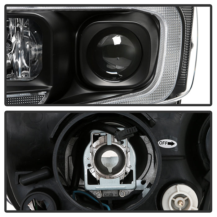 SPYDER 11-13 Jeep Grand Cherokee (Xenon/HID Model Only) Light Bar Projector Headlights - Black 5087737