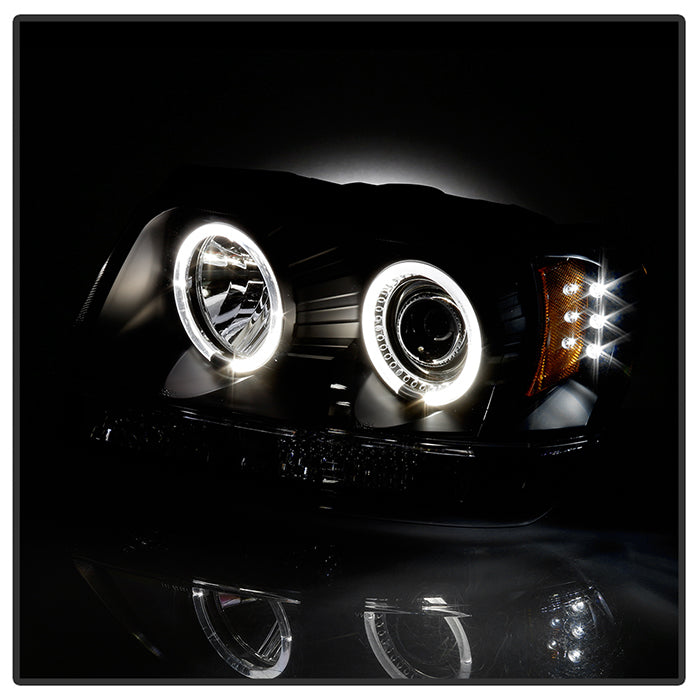 Spyder Jeep Grand Cherokee 99-04 Projector Headlights LED Halo LED Blk - PRO-YD-JGC99-HL-BK 5011145