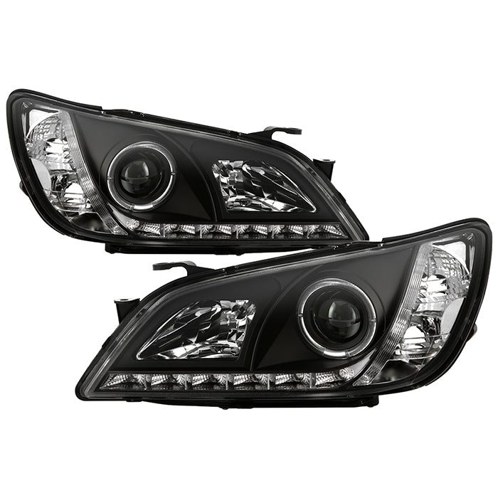Spyder Lexus IS300 01-05 Projector Headlights Xenon/HID - LED Halo DRL Blk PRO-YD-LIS01-HID-DRL-BK 5029898