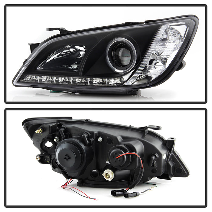 Spyder Lexus IS300 01-05 Projector Headlights Xenon/HID - LED Halo DRL Blk PRO-YD-LIS01-HID-DRL-BK 5029898