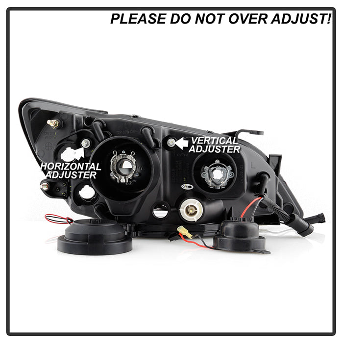 Spyder Lexus IS300 01-05 Projector Headlights Xenon/HID - LED Halo DRL Blk PRO-YD-LIS01-HID-DRL-BK 5029898